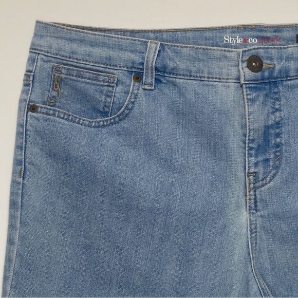 Style & Co. Light Blue Capris - Picture 2 of 8